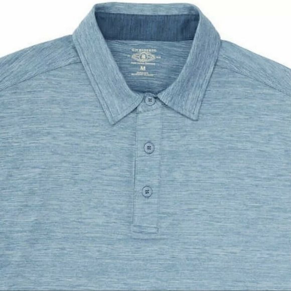 NWT! G.H. Bass & Co Men's Short Sleeve 3 Button Po - Picture 2 of 3